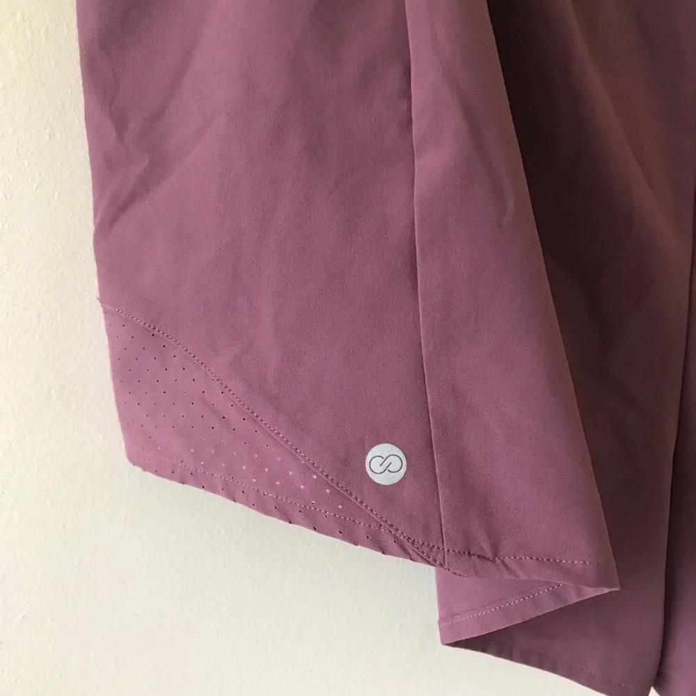 CALIA Women's Mid Rise Infinity Run Short, NWT, Mauve